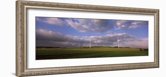 Wind Turbines in a Field, Baden-Wurttemberg, Germany-null-Framed Photographic Print