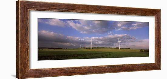 Wind Turbines in a Field, Baden-Wurttemberg, Germany-null-Framed Photographic Print