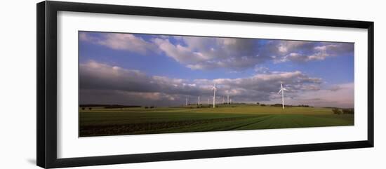 Wind Turbines in a Field, Baden-Wurttemberg, Germany-null-Framed Photographic Print