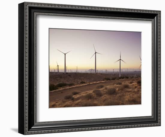 Wind Turbines Just Outside Mojave, California, United States of America, North America-Mark Chivers-Framed Photographic Print