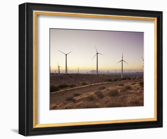 Wind Turbines Just Outside Mojave, California, United States of America, North America-Mark Chivers-Framed Photographic Print