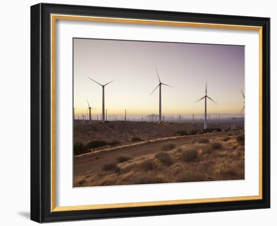 Wind Turbines Just Outside Mojave, California, United States of America, North America-Mark Chivers-Framed Photographic Print