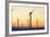 Wind Turbines near Palm Springs.-Jon Hicks-Framed Photographic Print