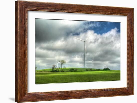 Wind Turbines Tug Hill Plateau-Robert Goldwitz-Framed Photographic Print