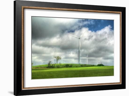 Wind Turbines Tug Hill Plateau-Robert Goldwitz-Framed Photographic Print