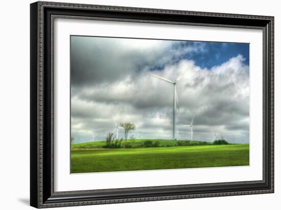 Wind Turbines Tug Hill Plateau-Robert Goldwitz-Framed Photographic Print