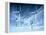 Wind Turbines-Victor Habbick-Framed Premier Image Canvas