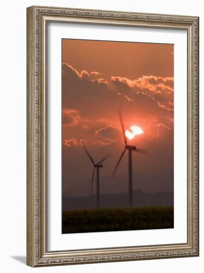 Wind Turbines-Kaj Svensson-Framed Photographic Print