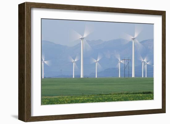 Wind Turbines-Alan Sirulnikoff-Framed Photographic Print