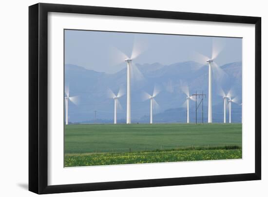 Wind Turbines-Alan Sirulnikoff-Framed Photographic Print