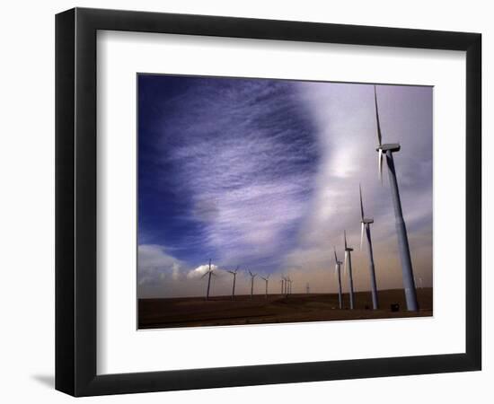 Wind Turbines-null-Framed Photographic Print