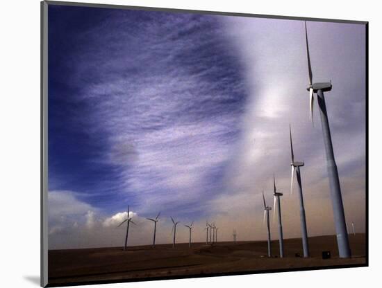 Wind Turbines-null-Mounted Photographic Print