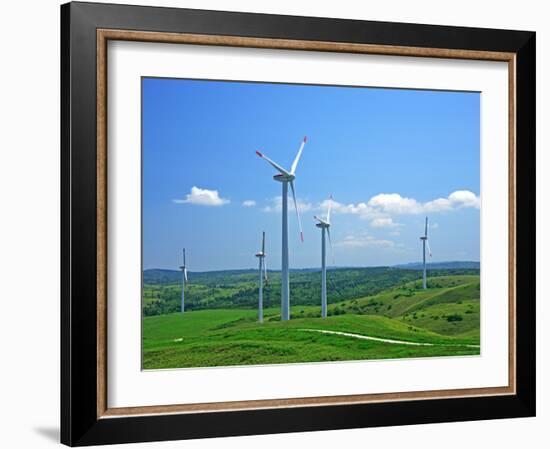 Wind Turbines-null-Framed Photographic Print