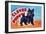 Wind Up Clever Puppy-null-Framed Art Print