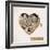 Wind Up Metal Steampunk Heart With Gears-Cyborgwitch-Framed Premium Giclee Print