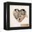 Wind Up Metal Steampunk Heart With Gears-Cyborgwitch-Framed Stretched Canvas