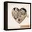 Wind Up Metal Steampunk Heart With Gears-Cyborgwitch-Framed Stretched Canvas