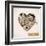 Wind Up Metal Steampunk Heart With Gears-Cyborgwitch-Framed Art Print