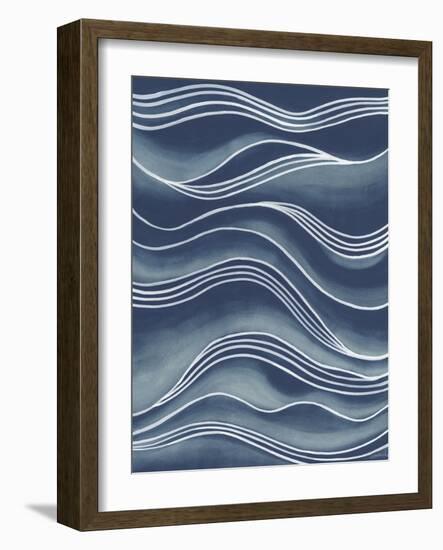 Wind & Waves I-Vanna Lam-Framed Art Print