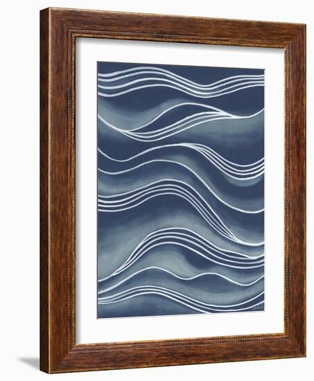 Wind & Waves I-Vanna Lam-Framed Art Print