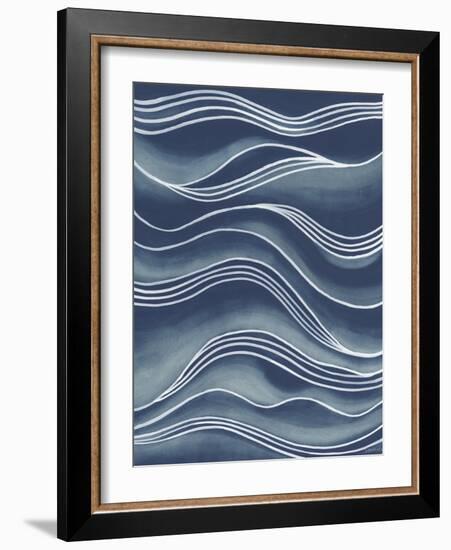 Wind & Waves I-Vanna Lam-Framed Art Print