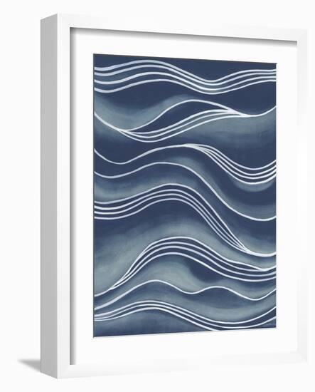 Wind & Waves I-Vanna Lam-Framed Art Print