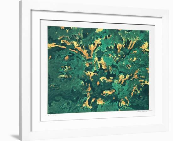 Wind White Leaves-Domenick Turturro-Framed Serigraph