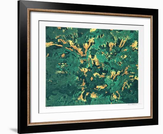 Wind White Leaves-Domenick Turturro-Framed Serigraph