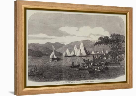 Windermere Regatta, the Race on the Third Day for Mr Aufrere's Cup-null-Framed Premier Image Canvas