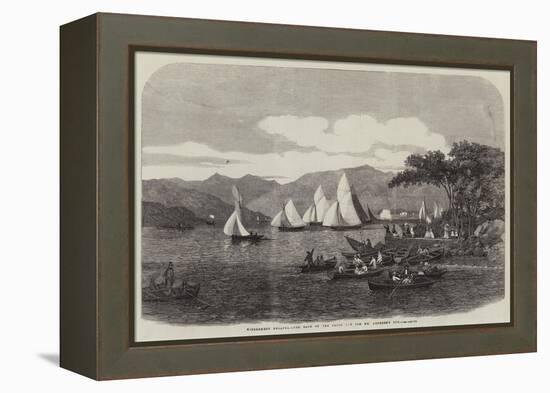 Windermere Regatta, the Race on the Third Day for Mr Aufrere's Cup-null-Framed Premier Image Canvas
