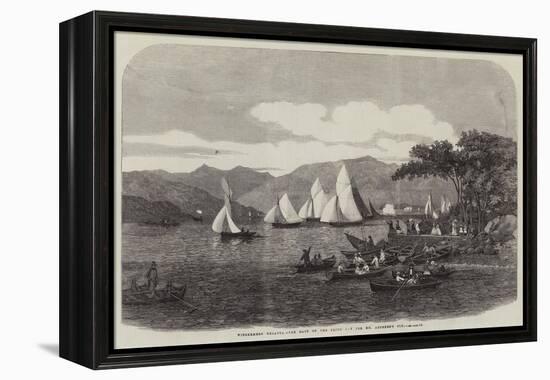 Windermere Regatta, the Race on the Third Day for Mr Aufrere's Cup-null-Framed Premier Image Canvas