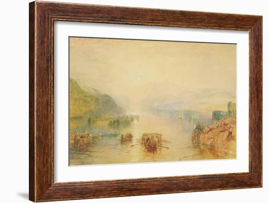 Windermere, Westmorland-J. M. W. Turner-Framed Giclee Print