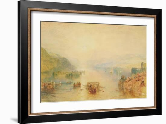 Windermere, Westmorland-J. M. W. Turner-Framed Giclee Print