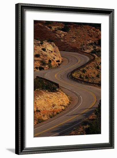 Winding Highway-Paul Souders-Framed Photographic Print