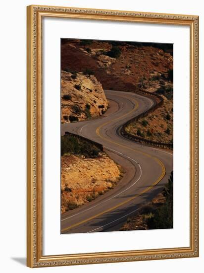 Winding Highway-Paul Souders-Framed Photographic Print