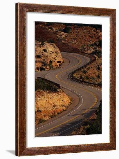 Winding Highway-Paul Souders-Framed Photographic Print