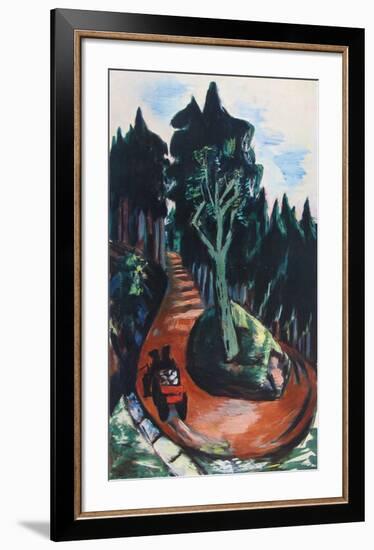 Winding Path in the Black Forest-Max Beckmann-Framed Collectable Print