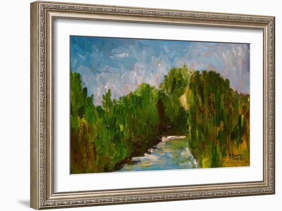 Winding River, 2009-Patricia Brintle-Framed Giclee Print