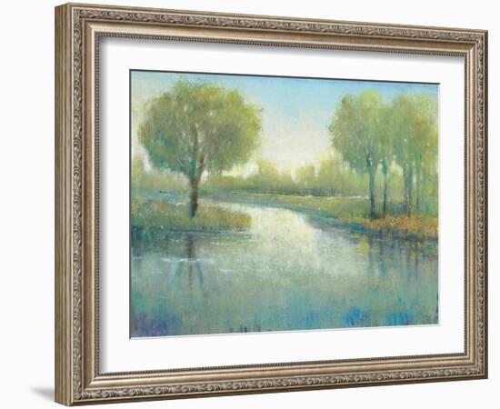 Winding River II-Tim O'toole-Framed Art Print