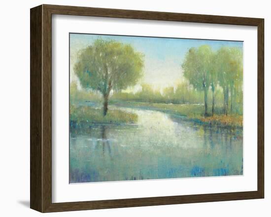 Winding River II-Tim O'toole-Framed Art Print