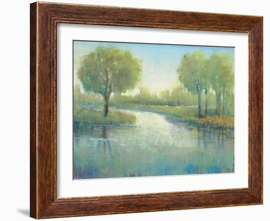 Winding River II-Tim O'toole-Framed Art Print