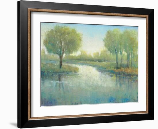 Winding River II-Tim O'toole-Framed Art Print