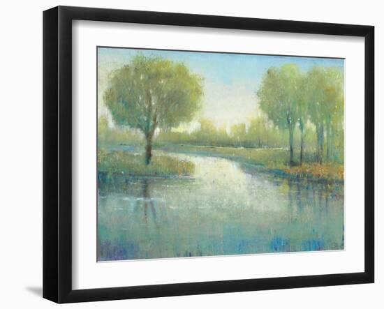 Winding River II-Tim O'toole-Framed Art Print