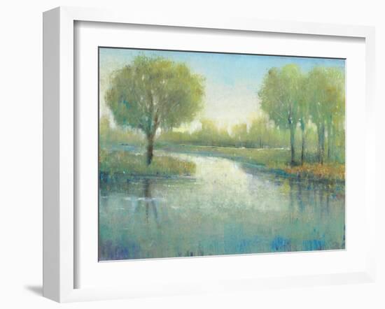 Winding River II-Tim O'toole-Framed Art Print