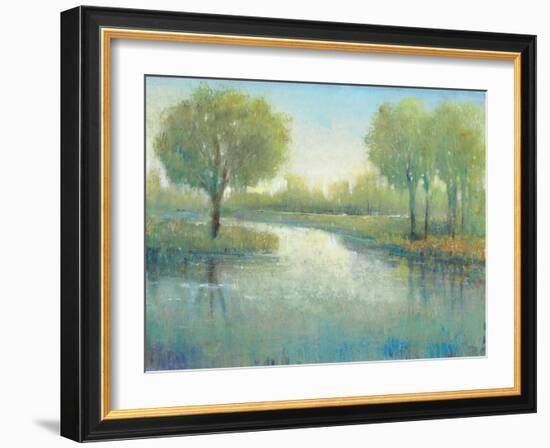 Winding River II-Tim O'toole-Framed Art Print