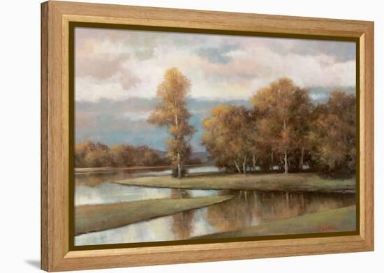 Winding River II-T.C. Chiu-Framed Stretched Canvas