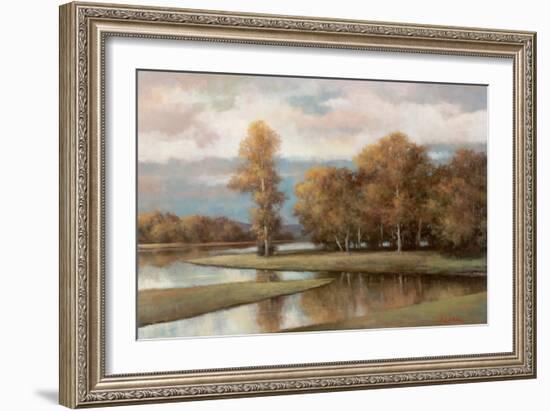 Winding River II-T.C. Chiu-Framed Art Print