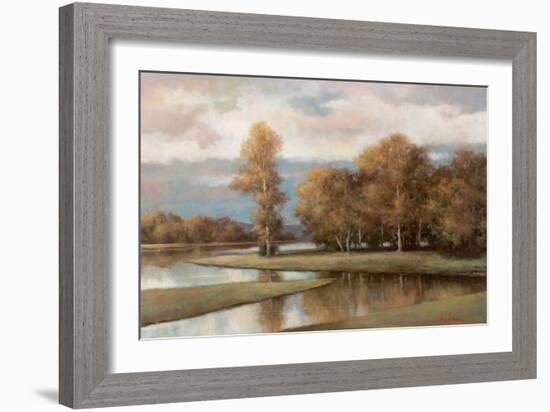 Winding River II-T.C. Chiu-Framed Art Print