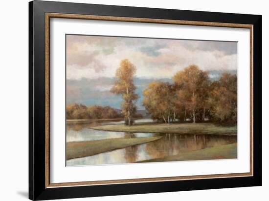 Winding River II-T.C. Chiu-Framed Art Print