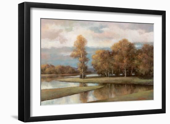 Winding River II-T.C. Chiu-Framed Art Print